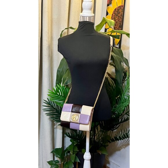 ✺✺ AUTHENTIC TORY BURCH Quilted Leather Patchwork Willa Handbag ✺ - Picture 13 of 13